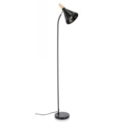 Iperbriko - Piantana brill nera 31x20x148h in metallo