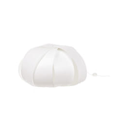 Iperbriko - 2x Piantana terra ellisse flat pp bianco D.65x39h