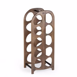 Descrizione La bottiglia marrone in legno di mango è un'aggiunta elegante e funzionale per la tua casa. Con dimensioni di 27x ...