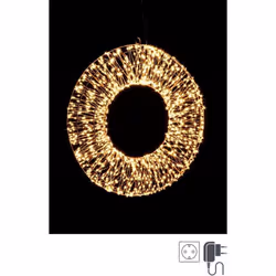 Lampada microled classica rame D.50x25x7hCORONA 1140MICROLED La lampada microled classica in rame ha un diametro di 50 cm ed ...