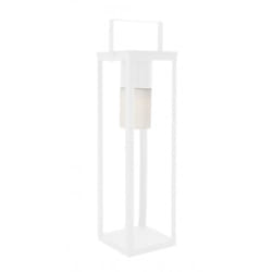Lampada solare led bianca 20x20x75h in metallo