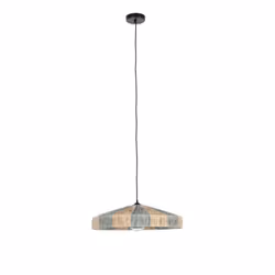 Lampadario naturale azzurro D.50x13h Scopri il lampadario naturale azzurro, un elemento di design elegante e raffinato per il ...