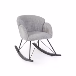Poltrona dondolo grigio chiaro Scopri la nostra elegante poltrona dondolo grigio chiaro, perfetta per aggiungere un tocco di  ...