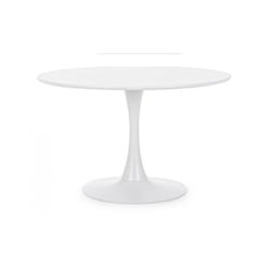 Tavolo Bloom bianco D.120 x 75 h in legno
