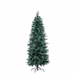 Albero Slim D.78x240 h Mix PE/PVC Albero slim con struttura dei rami e base in metallo. Realizzato con aghi in PE stampato ad ...