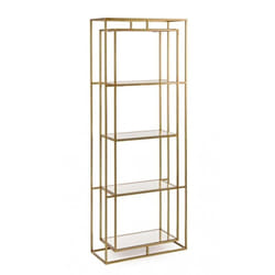 Libreria in vetro 68x28x172.5 cm