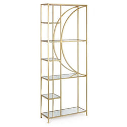 Libreria in vetro 66x25.5x176 cm