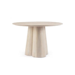 Tavolo rotondo in legno D.120 x 77h