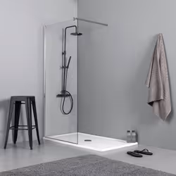 Doccia con anta fissa 90x190 centimetri reversibile Le ultime tendenze in fatto di design tendono alla minimizzazione degli e ...