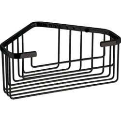 Iperbriko - Portasapone angolare doccia inox nero opaco