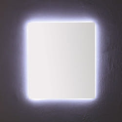 Iperbriko - Specchio bagno 80x70 cm retroilluminato led