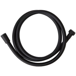 Iperbriko - Tubo flessibile nero opaco 150 cm per doccetta