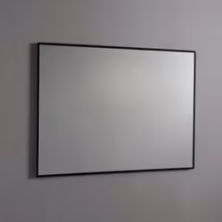 Specchio filo lucido 100x70 con telaio in pvc nero opaco con bordo Lo specchio è un elemento tanto decorativo quanto funziona ...