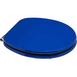Iperbriko - Sedile wc blu elettrico in mdf fsc