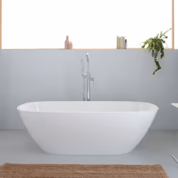 Vasca freestanding rettangolare in resina di marmo Tra le nuove vasche da bagno disponibili in vendita online, il modello Rim ...