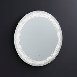 Specchio rotondo 80 cm con led integrato