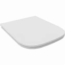 Copriwater bianco lucido quadrato in termoindurente Rinnova il tuo bagno con il copriwater bianco con forma Q, realizzato in ...