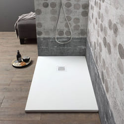 Piatto doccia 100x70 cm in resina bianca