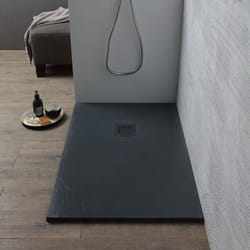 Iperbriko - Piatto doccia 100x80 cm in resina antracite