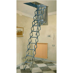 Scala a pantografo 70x80xH300 cm