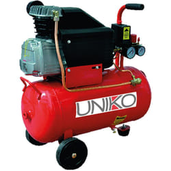 Compressore 24 lt, 2 hp, ad olio coassiale