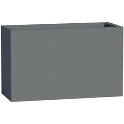 Vaso rettangolare 80x35xh50 ghiaccio