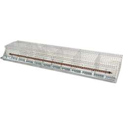 Gabbia conigli ingrasso 200x36x30 cm
