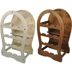 Iperbriko - Botte portabottiglie 61x27xh96 cm chiaro
