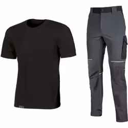 Kit t-shirt e pantalone 'work wear' Scopri il nostro kit composto da una t-shirt e un pantalone 'work wear', perfetto per chi ...