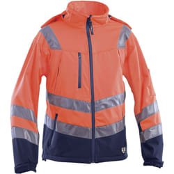 Giubbino alta visibilità xl arancio/blu