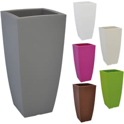 Vaso quadro stilo bianco 33 x 33 x h 70 cm