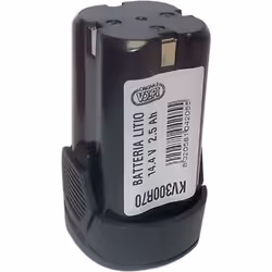 Batteria di ricambio 14,4V 2,5 Ah - Litio Questa batteria di ricambio da 14,4V e 2,5 Ah è progettata per offrire prestazioni ...
