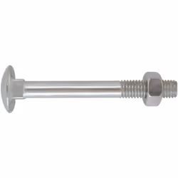 Bullone zincato testa tonda T.T.Q.S.T.D.E. 12 x 40 Il bullone zincato con testa tonda T.T.Q.S.T.D.E. è un elemento di fissagg ...