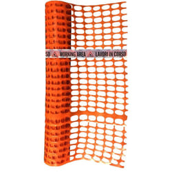 Rete delimitazione cantiere 1x50 mt arancio