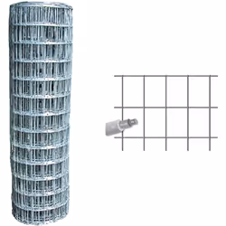 Rete elettrosaldata zincata cm 125 - F. 1,6 La rete elettrosaldata zincata da 125 cm con un filo di 1,6 mm è ideale per molte ...