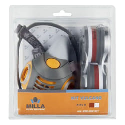 Iperbriko - Maschera respiratoria bifiltro con filtri ABEK1P3
