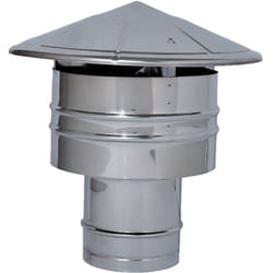 Fumaio a cappello antipioggia ø 25 cm
