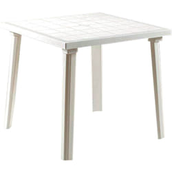 Tavolo in polipropilene 80x80 H.72 bianco