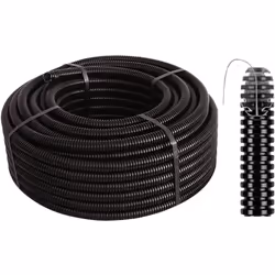 Tubo corrugato pieghevole con tirafilo ø 32 - mt. 25 Il tubo corrugato pieghevole con tirafilo di diametro 32 mm e lunghezza  ...