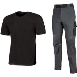 Kit t-shirt e pantalone work wear tg. m