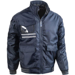 Giubbino quick taglia m blu maniche staccabili