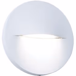 Segna passo tondo 'open' colore bianco - 3 watt Il segna passo tondo 'open' in colore bianco è un'illuminazione elegante e fu ...