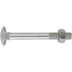 Bullone zincato 10 x 50 con dado esagonale