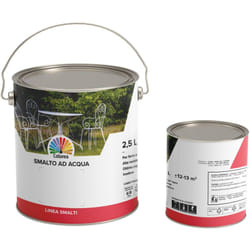 Smalto all'acqua bianco lucido 2,5 lt