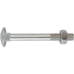 Bullone zincato 8 x 80 con dado esagonale
