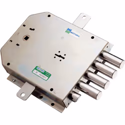 Serratura da applicare triplice per porte blindate art. 555 Dx e 63 La serratura da applicare triplice art. 555 Dx e 63 è pro ...