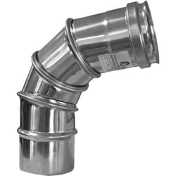Gomito girevole 90° ø 25 cm in acciaio inox