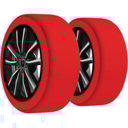 Calze da neve omologate xxl 3D rosse