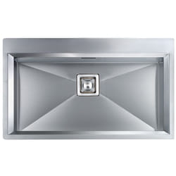 CM glamour mix 86 x 50 Lavello ad incasso Rettangolare Acciaio inox