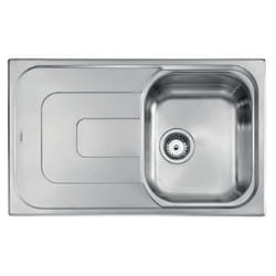 CM Pizzica 79x50 1V Lavello ad incasso Rettangolare Acciaio inox